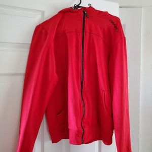 Craft full zip red hoodie
